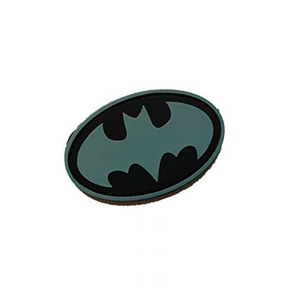 PVC PATCH Airsoft Morale Patch 2 Batman Military Hook Loop Tactics Morale PVC Patch