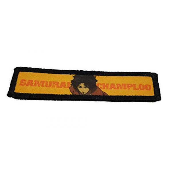 RedheadedTshirts Airsoft Morale Patch 1 1x4 Samurai Champloo Morale Patch.Hook and Loop Patch. Made in The USA