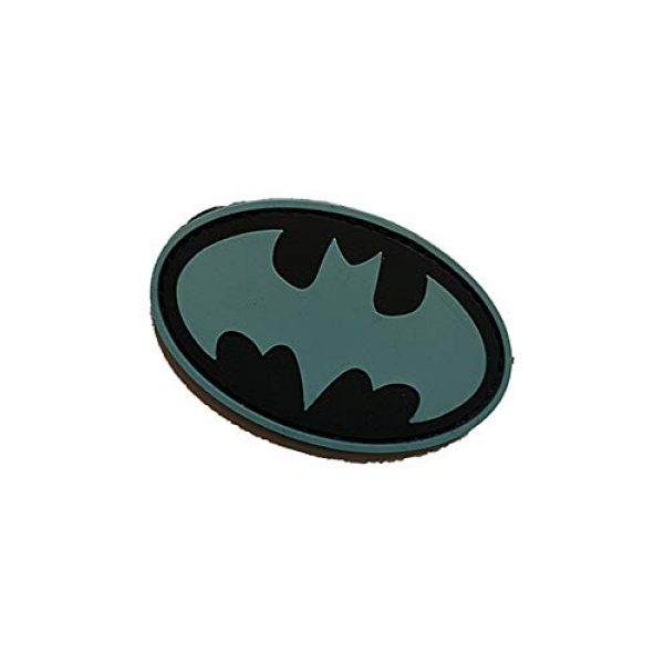 PVC PATCH Airsoft Morale Patch 3 Batman Military Hook Loop Tactics Morale PVC Patch
