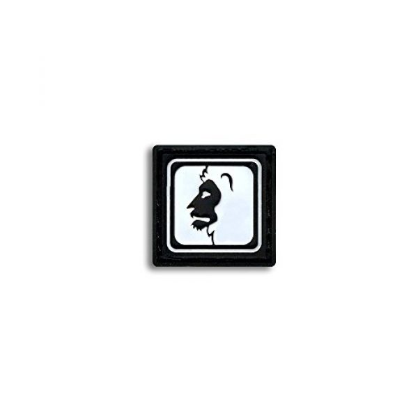 BASTION Airsoft Morale Patch 1 Bastion Tactical Combat Badge PVC Morale Patch Hook and Loop Patch - Leo BNW