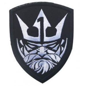 Tactical Embroidery Patch Airsoft Morale Patch 1 King Neptune Medal of Honor MOH Tactical Embroidery Patch Hook & Loop Morale Patch Military Patch for Clothing Accessory Backpack Armband (color2)