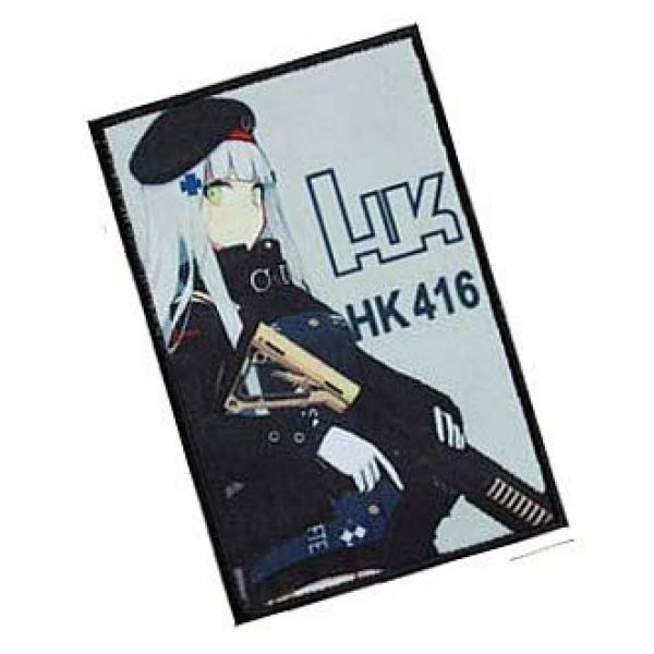 Fine Print Patch Airsoft Morale Patch 2 Girls' Frontline Griffin Kryuger 404 Military Hook Loop Tactics Morale Embroidered Printed Patch
