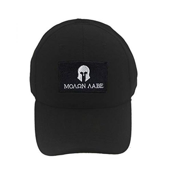 Acbell Airsoft Morale Patch 4 Molon Labe Milltary Tactical Morale Patches Fabric Embroidered Emblem Badges with Fastener Hook & Loop 2Pcs