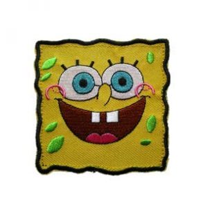 Tactical Embroidery Patch Airsoft Morale Patch 1 Cartoon Spongebob Embroidery Patch Military Tactical Morale Patch Badges Emblem Applique Hook Patches for Clothes Backpack Accessories