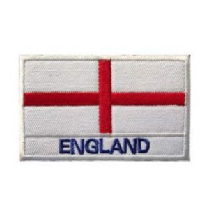 Tactical Embroidery Patch Airsoft Morale Patch 1 England Flag Embroidery Patch Military Tactical Morale Patch Badges Emblem Applique Hook Patches for Clothes Backpack Accessories