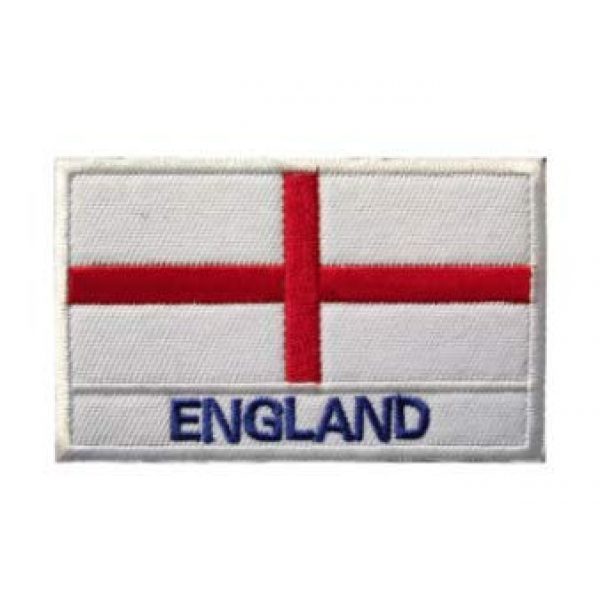 Tactical Embroidery Patch Airsoft Morale Patch 1 England Flag Embroidery Patch Military Tactical Morale Patch Badges Emblem Applique Hook Patches for Clothes Backpack Accessories