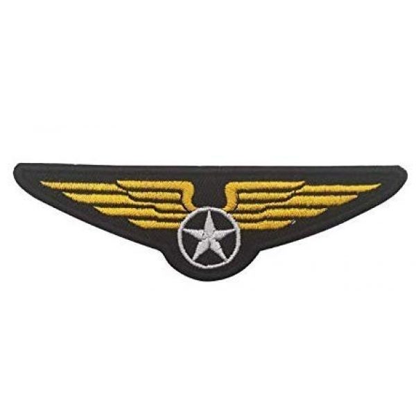 Tactical Embroidery Patch Airsoft Morale Patch 1 Flight Logo Embroidery Patch Military Tactical Morale Patch Badges Emblem Applique Hook Patches for Clothes Backpack Accessories