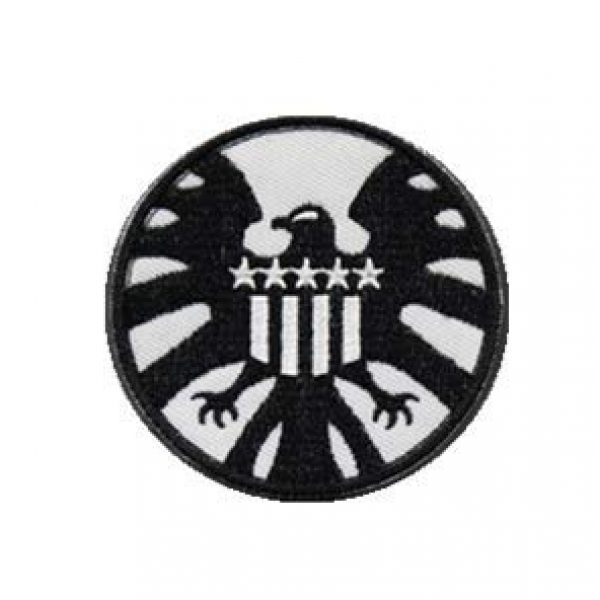 Tactical Embroidery Patch Airsoft Morale Patch 1 Marvel Comics Avenger Agents of The Shield Logo Embroidery Patch Military Tactical Morale Patch Badges Emblem Applique Hook Patches for Clothes Backpack Accessories