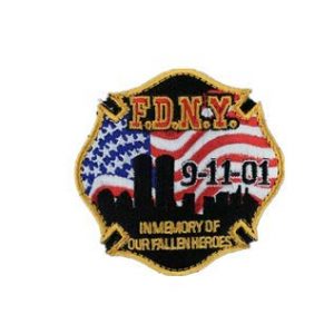 Embroidered Patch Airsoft Morale Patch 1 F.D.N.Y. 9-11-01 3D Tactical Patch Military Embroidered Morale Tags Badge Embroidered Patch DIY Applique Shoulder Patch Embroidery Gift Patch