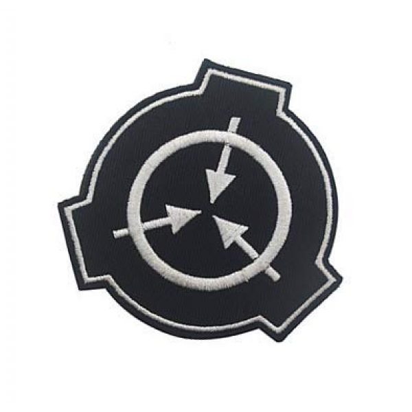 Embroidery Patch Airsoft Morale Patch 3 SCP Foundation Special Containment Procedures Foundation Logo Military Hook Loop Tactics Morale Embroidered Patch (color1)
