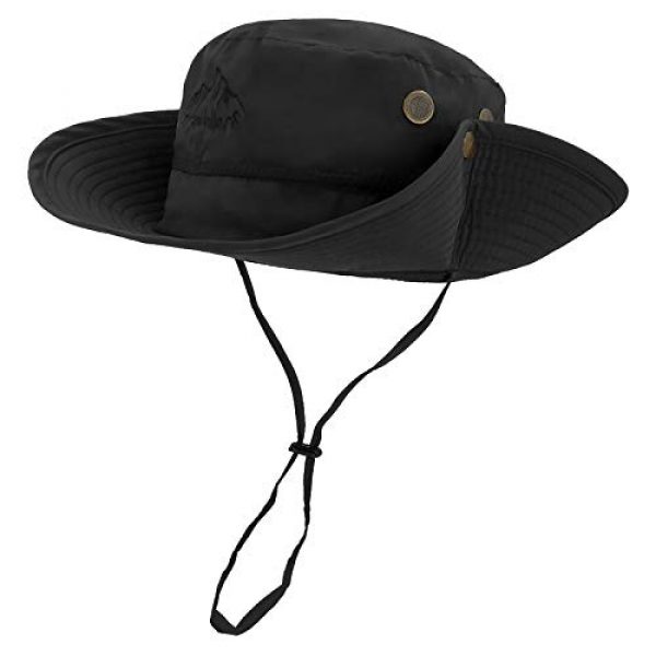 LETHMIK Tactical Hat 1 LETHMIK Outdoor Waterproof Boonie Hat Wide Brim Breathable Hunting Fishing Safari Sun Hat