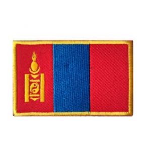 Tactical Embroidery Patch Airsoft Morale Patch 1 Mongolia Flag Embroidery Patch Military Tactical Morale Patch Badges Emblem Applique Hook Patches for Clothes Backpack Accessories