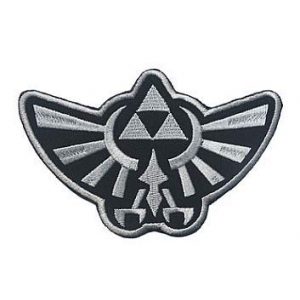 Embroidery Patch Airsoft Morale Patch 1 Zelda Hyrule Crest Wing Triforce Military Hook Loop Tactics Morale Embroidered Patch (color1)