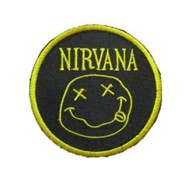 Tactical Embroidery Patch Airsoft Morale Patch 1 Nirvana Tactical Embroidery Patch Hook & Loop Morale Patch Military Patch for Clothing Accessory Backpack Armband (Black)