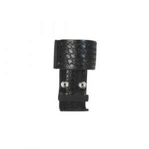 Boston Leather Tactical Pouch 1 Boston Leather 5487-5 Black Nylon Deluxe Adjustable Radio Holder Nickel Snap