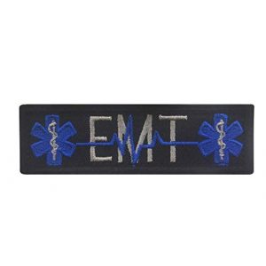 Tactical Embroidery Patch Airsoft Morale Patch 1 Medic MED Paramedic EMT Star of Life Tactical Embroidery Patch Hook & Loop Morale Patch Military Patch for Clothing Accessory Backpack Armband