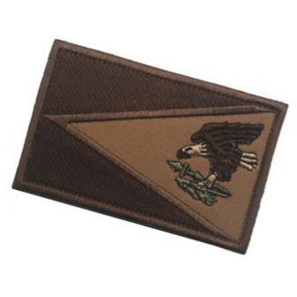 Embroidery Patch Airsoft Morale Patch 3 American Samoa Flag Patch Military Hook Loop Tactics Morale Embroidered Patch (coloor2)