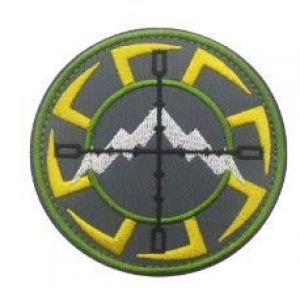 Tactical Embroidery Patch Airsoft Morale Patch 1 Russia FSB ALFA Team Kolovrat Russian Tactical Embroidery Patch Hook & Loop Morale Patch Military Patch for Clothing Accessory Backpack Armband