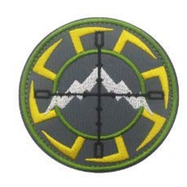 Tactical Embroidery Patch Airsoft Morale Patch 1 Russia FSB ALFA Team Kolovrat Russian Tactical Embroidery Patch Hook & Loop Morale Patch Military Patch for Clothing Accessory Backpack Armband