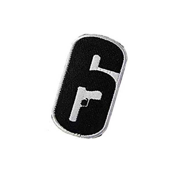 Embroidery Patch Airsoft Morale Patch 3 Rainbow Six Logo Military Hook Loop Tactics Morale Embroidered Patch