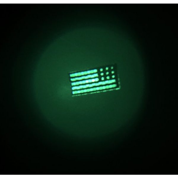 Empire Tactical USA Airsoft Morale Patch 3 Reversed 2x1 Mini Mulitcam/OCP Inch Mini Infrared Ir Us Flag Patch Us Army Special Forces Green Beret