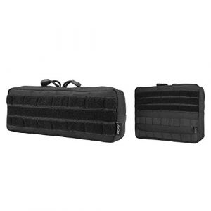 ProCase Tactical Pouch 1 ProCase Tactical Admin Pouch (Smaller) Bundle with Tactical Admin Molle Pouch (Bigger)