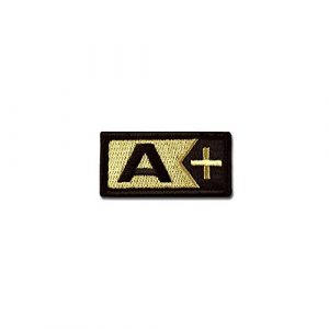 BASTION Airsoft Morale Patch 1 BASTION Morale Patches (Blood Type A Pos, ACU) | 3D Embroidered Patches with Hook & Loop Fastener Backing | Well-Made Clean Stitching | Military Patches for Tactical Bag, Hats & Vest