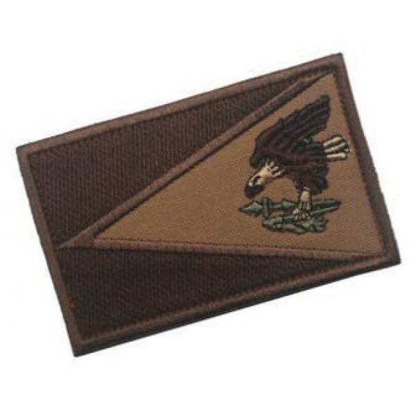 Embroidery Patch Airsoft Morale Patch 2 American Samoa Flag Patch Military Hook Loop Tactics Morale Embroidered Patch (coloor2)