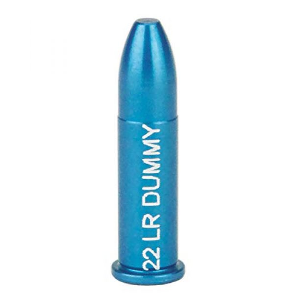A-ZOOM Dummy 22 LR Snap Cap 3 A-ZOOM 22 LR Action Proving Dummy Rounds (Per 12)