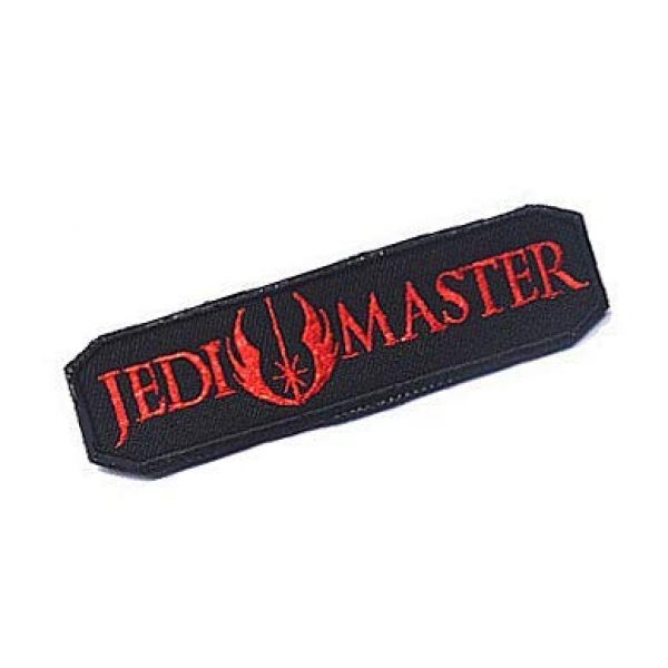 Embroidery Patch Airsoft Morale Patch 2 Star Wars Jedi Master Military Hook Loop Tactics Morale Embroidered Patch (color2)