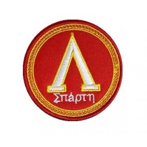 Tactical Embroidery Patch Airsoft Morale Patch 1 Sparta Molon Labe Embroidery Patch Military Tactical Morale Patch Badges Emblem Applique Hook Patches for Clothes Backpack Accessories