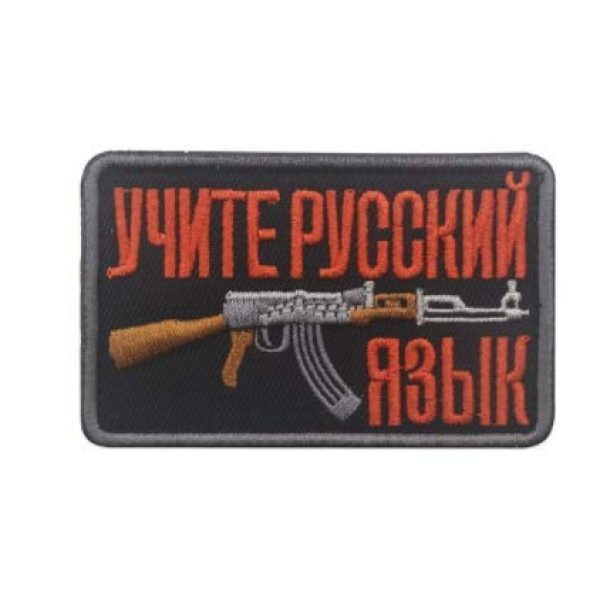 Embroidered Patch Airsoft Morale Patch 4 3pc Soviet Russian AK 47 Kalashnikov Shell Rifle Gun Assault Army Battle 3D Tactical Patch Military Embroidered Morale Tags Badge Embroidered Patch DIY Applique Shoulder Patch Embroidery Gift Patch