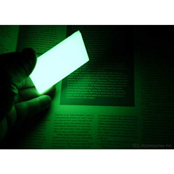 TEC Accessories Airsoft Morale Patch 2 Embrite BEACON Morale Patch - 2" x 3" glow in the dark Velcro attachment