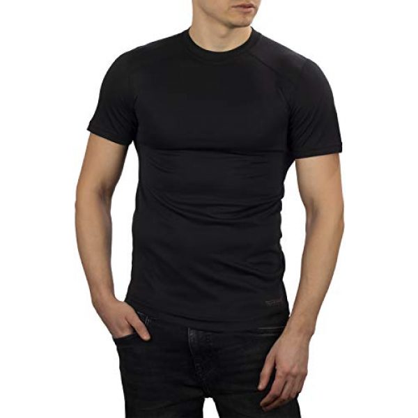 281Z Tactical Shirt 1 281Z Mens Thermal Lightweight Base Layer T-Shirt - Hiking Trekking Outdoor - Polartec Power Grid - Terrain Reliability Line