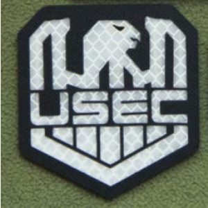 Tactical Embroidery Patch Airsoft Morale Patch 1 IR USEC Escape from Tarkov Infrared Reflective Tactical Embroidery Patch Hook & Loop Morale Patch Military Patch for Clothing Accessory Backpack Armband