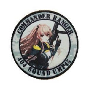Tactical Embroidery Patch Airsoft Morale Patch 1 Game Girls' Frontline Griffin Kryuger 404 Tactical Embroidery Patch Hook & Loop Morale Patch Military Patch for Clothing Accessory Backpack Armband (color2)
