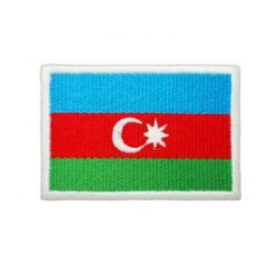 Tactical Embroidery Patch Airsoft Morale Patch 1 Azerbaijan Flag Embroidery Patch Military Tactical Morale Patch Badges Emblem Applique Hook Patches for Clothes Backpack Accessories