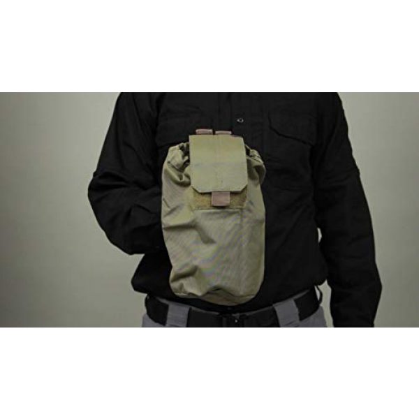 5.11 Tactical Pouch 5 5.11 Tactical Expandable Large Drop Pouch, 10-Inch Storage, Water/Weather Resistant, Style 58703