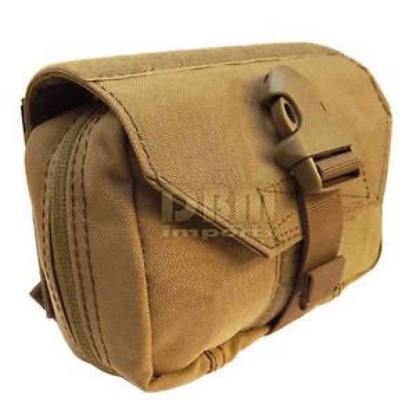 DBM IMPORTS Tactical Pouch 7 TAN Molle Tactical EMT First Response Pouch First Aid Responder Medic Bag
