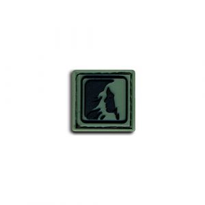 BASTION Airsoft Morale Patch 1 Bastion Tactical Combat Badge PVC Morale Patch Hook and Loop Patch - Virgo Drk Grn