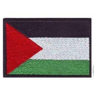 Embroidery Patch Airsoft Morale Patch 1 Palestinian Flag Patch Military Hook Loop Tactics Morale Embroidered Patch