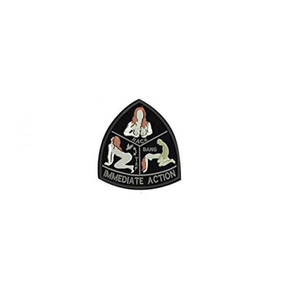 DREAM ARMY Airsoft Morale Patch 1 DREAM ARMY Mil-Spec Monkey IMMEDIATE Action Morale Patch Hook Backing tap Rack Bang