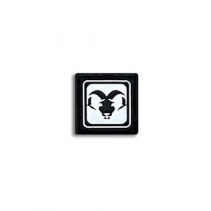 BASTION Airsoft Morale Patch 1 Bastion Tactical Combat Badge PVC Morale Patch Hook and Loop Patch - Aries BNW