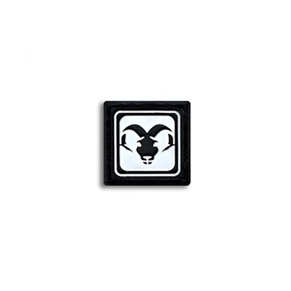 BASTION Airsoft Morale Patch 1 Bastion Tactical Combat Badge PVC Morale Patch Hook and Loop Patch - Aries BNW