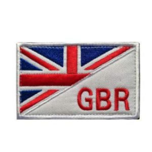 Tactical Embroidery Patch Airsoft Morale Patch 1 United Kingdom Flag Embroidery Patch Military Tactical Morale Patch Badges Emblem Applique Hook Patches for Clothes Backpack Accessories