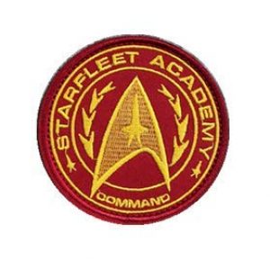 Tactical Embroidery Patch Airsoft Morale Patch 1 Starfleet Academy Command S-Tar T-rek School Embroidery Patch Military Tactical Morale Patch Badges Emblem Applique Hook Patches for Clothes Backpack Accessories