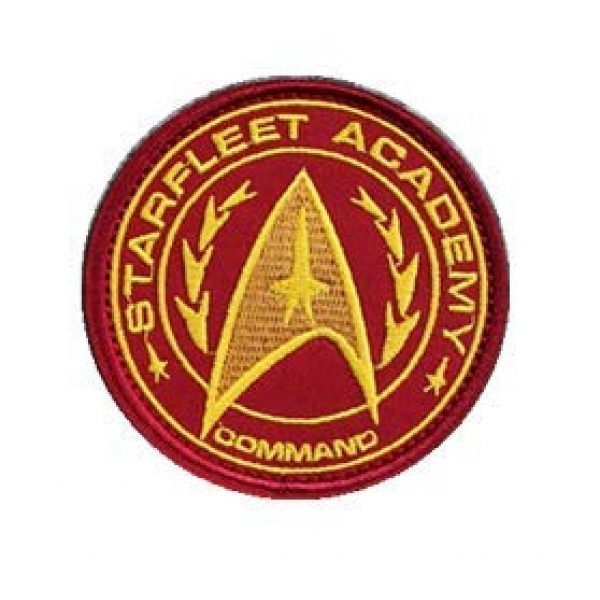 Tactical Embroidery Patch Airsoft Morale Patch 1 Starfleet Academy Command S-Tar T-rek School Embroidery Patch Military Tactical Morale Patch Badges Emblem Applique Hook Patches for Clothes Backpack Accessories