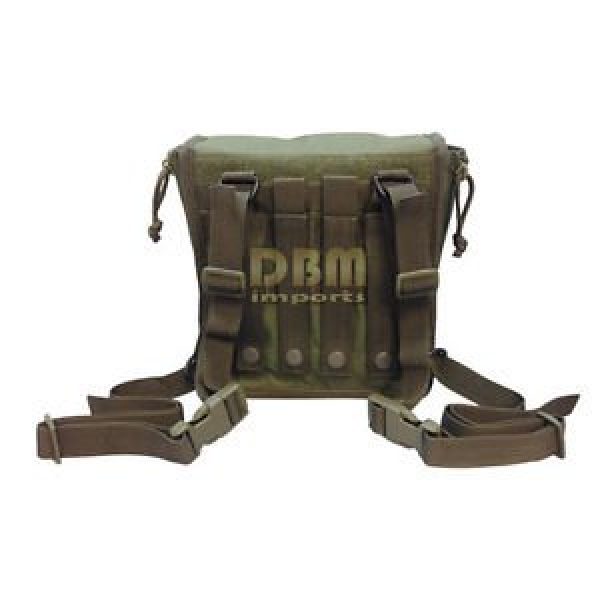 DBM IMPORTS Tactical Pouch 2 Tactical Large Binocular Pouch MOLLE PALS Webbing Solft Padded Interior OD Green