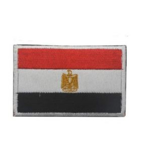 Tactical Embroidery Patch Airsoft Morale Patch 1 Egypt Flag Embroidery Patch Military Tactical Morale Patch Badges Emblem Applique Hook Patches for Clothes Backpack Accessories