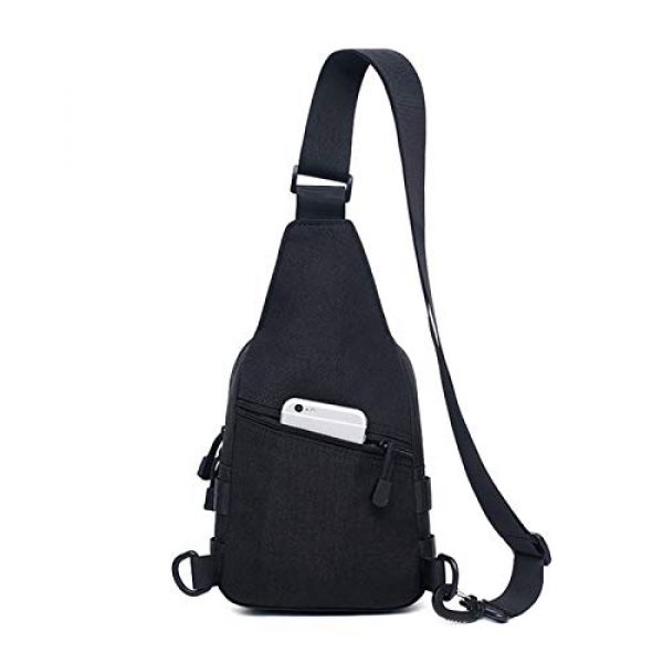 LGL Tactical Pouch 6 LGL Tactical Sling Bag Running Waist Packs - Outdoor Waterproof Tactical Sports Bag Waist Bag Utility Magazine Pouch Riding Pockets Cross Body Bags Hunting Bags Tool Pouch Bag Mini Utility Pouch